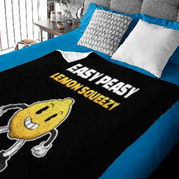 Discover Easy Peasy Lemon Squeezy Lemon Lemonade Summer Baby Blankets