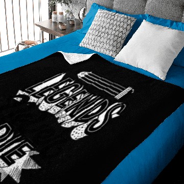 Discover legends never die Baby Blankets