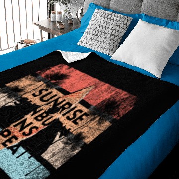 Discover Sunrise Sunburn Sunset Repeat Beach Baby Blankets