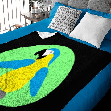 Discover Blue-and-yellow Macaw Baby Blankets