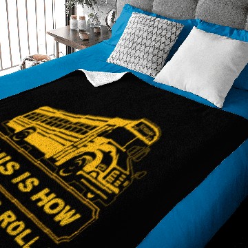 Discover This Is How I Roll School Bus Driver Baby Blankets