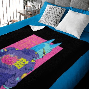 Discover Cyberpunk Cybercat Baby Blankets