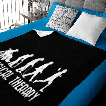 Discover Evolution of Physical Therapy - Funny PT Therapist Baseball Jerseys Baby Blankets