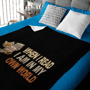 Discover Reading owl book student literature gift Baby Blankets