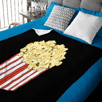 Discover Popcorn Retro Vintage Cinema Hipster Baby Blankets