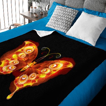 Discover Butterfly Insect Woman Gift Baby Blankets