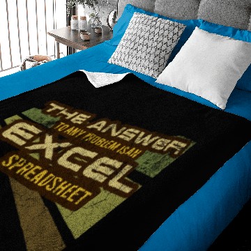 Discover Excel Answer Problem IT Funny Design Baby Blankets