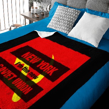 Discover NYC im the new Soviet Union Baby Blankets
