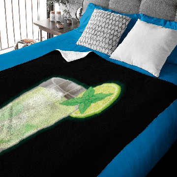 Discover Mojito Cocktail Baby Blankets