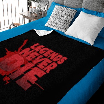 Discover Legends never die Baby Blankets