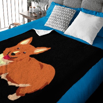 Discover Cow Bebop Ein staring Baby Blankets