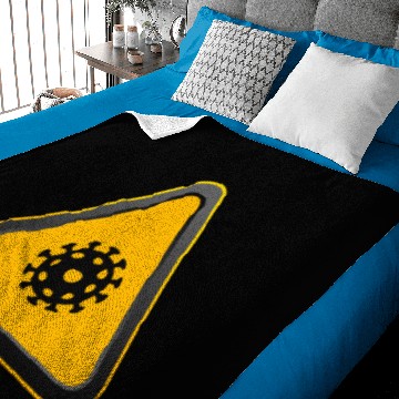 Discover Warn Corona Sign 2020 Virus Baby Blankets