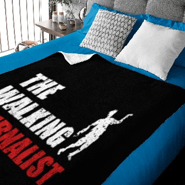 Discover Walking Journalist Journalism Writer Journalists Baby Blankets