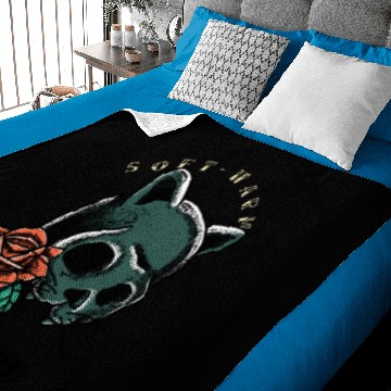 Discover Cat Skull Baby Blankets