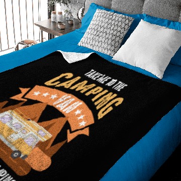 Discover Camping Van Camper Camping Caravan Funny Gift Baby Blankets