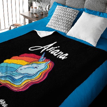 Discover Ariana unicorn gift Baby Blankets