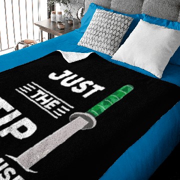 Discover Halloween Just The Tip Funny Sarcastic Graphic Baby Blankets