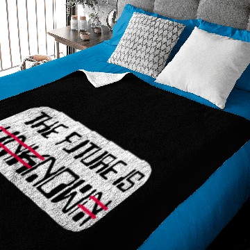 Discover The Future is Now Baby Blankets