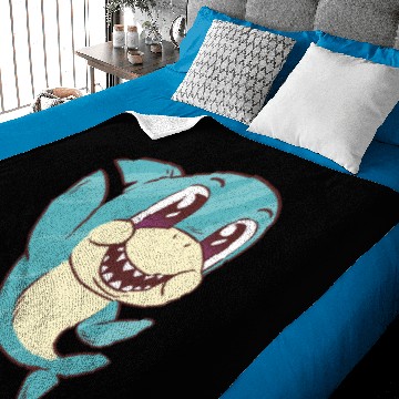 Discover Waving baby shark Baby Blankets