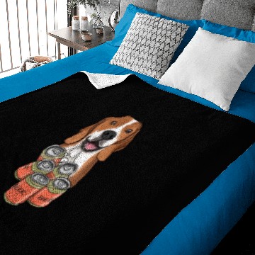 Discover Bulldog BEAGLE DAD BEER Baby Blankets