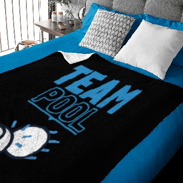 Discover Billiard Team Pool Baby Blankets