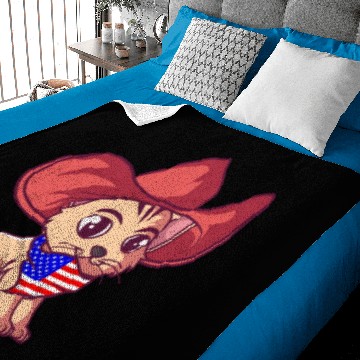 Discover Meowdy Cat Lover Wearing A Hat Baby Blankets