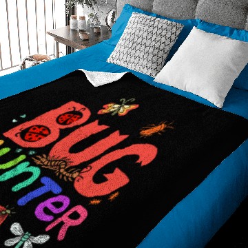 Discover Bug Hunter Entomologist Insect Baby Blankets