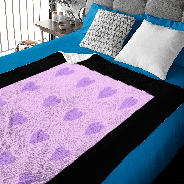 Discover violet heart Baby Blankets