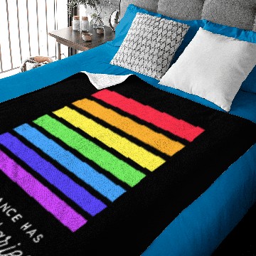 Discover Acceptance Has No Boundaries Baby Blankets