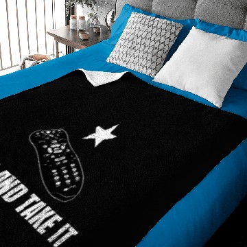 Discover COME AND TAKE IT REMOTE WHITE Baby Blankets