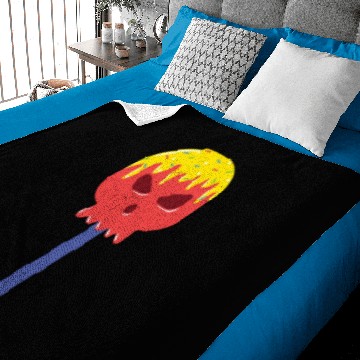 Discover Candy Skull Baby Blankets