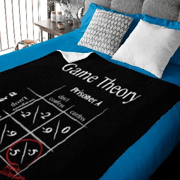 Discover Game Theory - Nash equilibrium light Baby Blankets