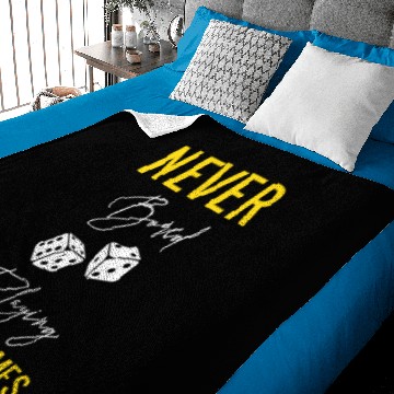 Discover Never bored playing Boardgames Baby Blankets