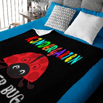 Discover Kindergarten superbug Back To School Ladybug Baby Blankets