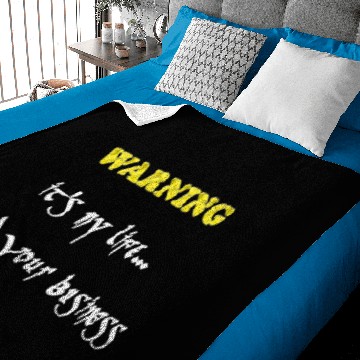 Discover Mind your business Baby Blankets