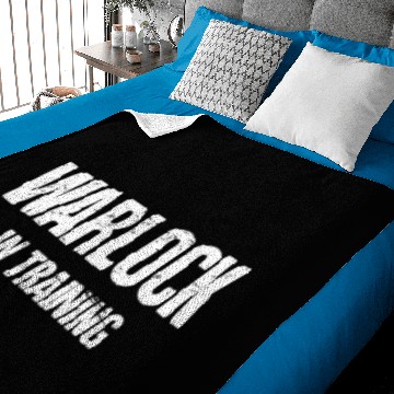 Discover Roleplaying RPG Game Class Warlock - Training Baby Blankets