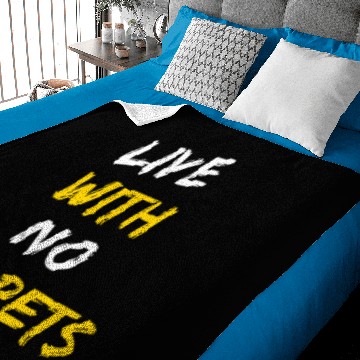 Discover Live With No Regrets Baby Blankets