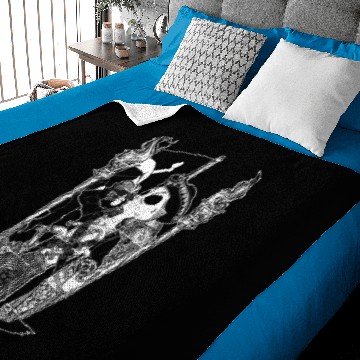 Discover The alien Edward Teach - Black version Baby Blankets