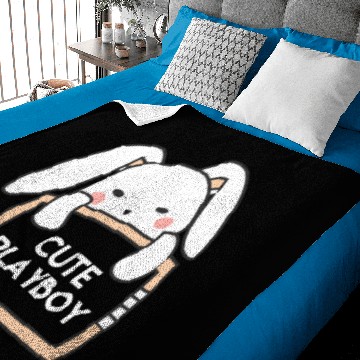 Discover cute playboy Baby Blankets