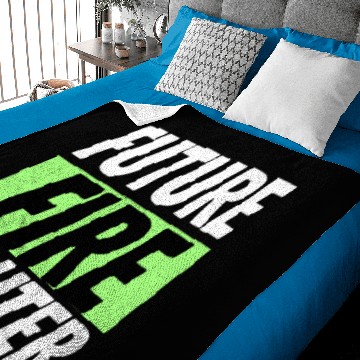 Discover Future Fire Fighter Baby Blankets