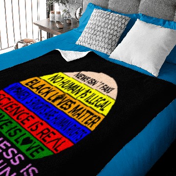 Discover No Human is Illegal Baby Blankets