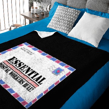 Discover Essential Postal Workers Rule Baby Blankets