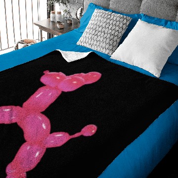 Discover Balloon Dog Baby Blankets