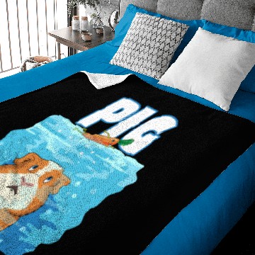 Discover Guinea pig shark carrot sea water Baby Blankets