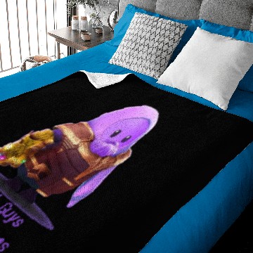 Discover Fall guys little thanos Baby Blankets