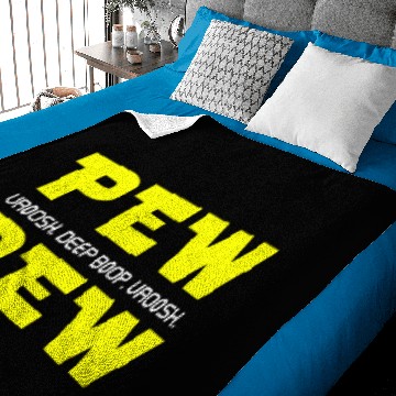 Discover Pew Pew Wars Baby Blankets