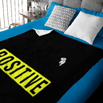 Discover bee positive Baby Blankets