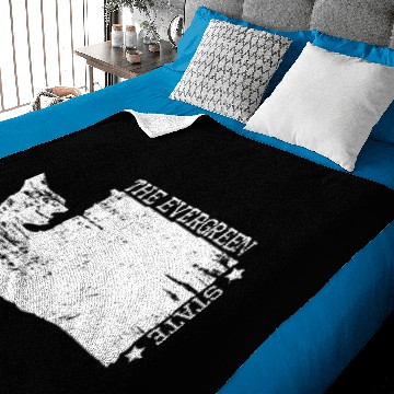 Discover Washington The Evergreen State - usa motto gift Baby Blankets