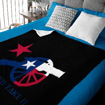 Discover Texan Cannon Come And Take It Baby Blankets