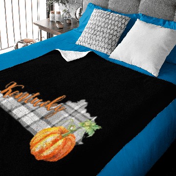 Discover Kentucky Pumpkin Baby Blankets